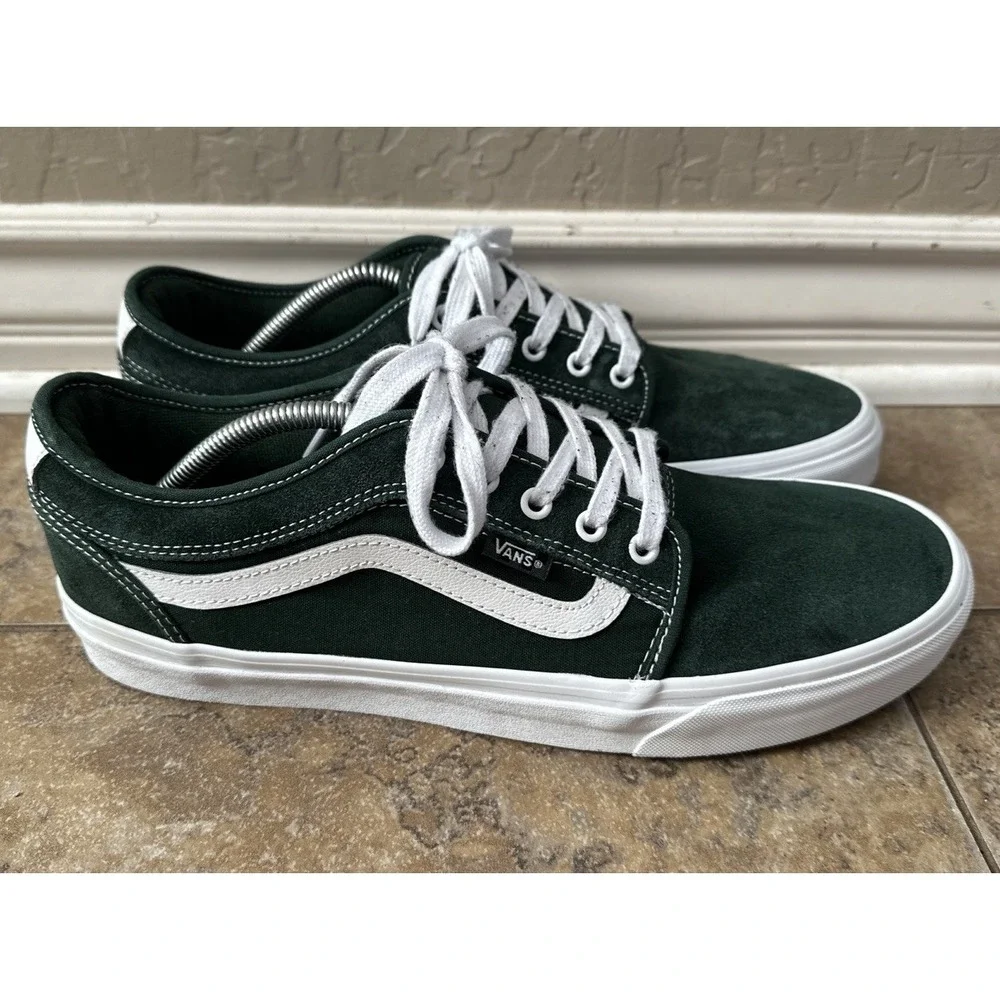 Vans Chukka Low Sidestripe Men's Green Size 13